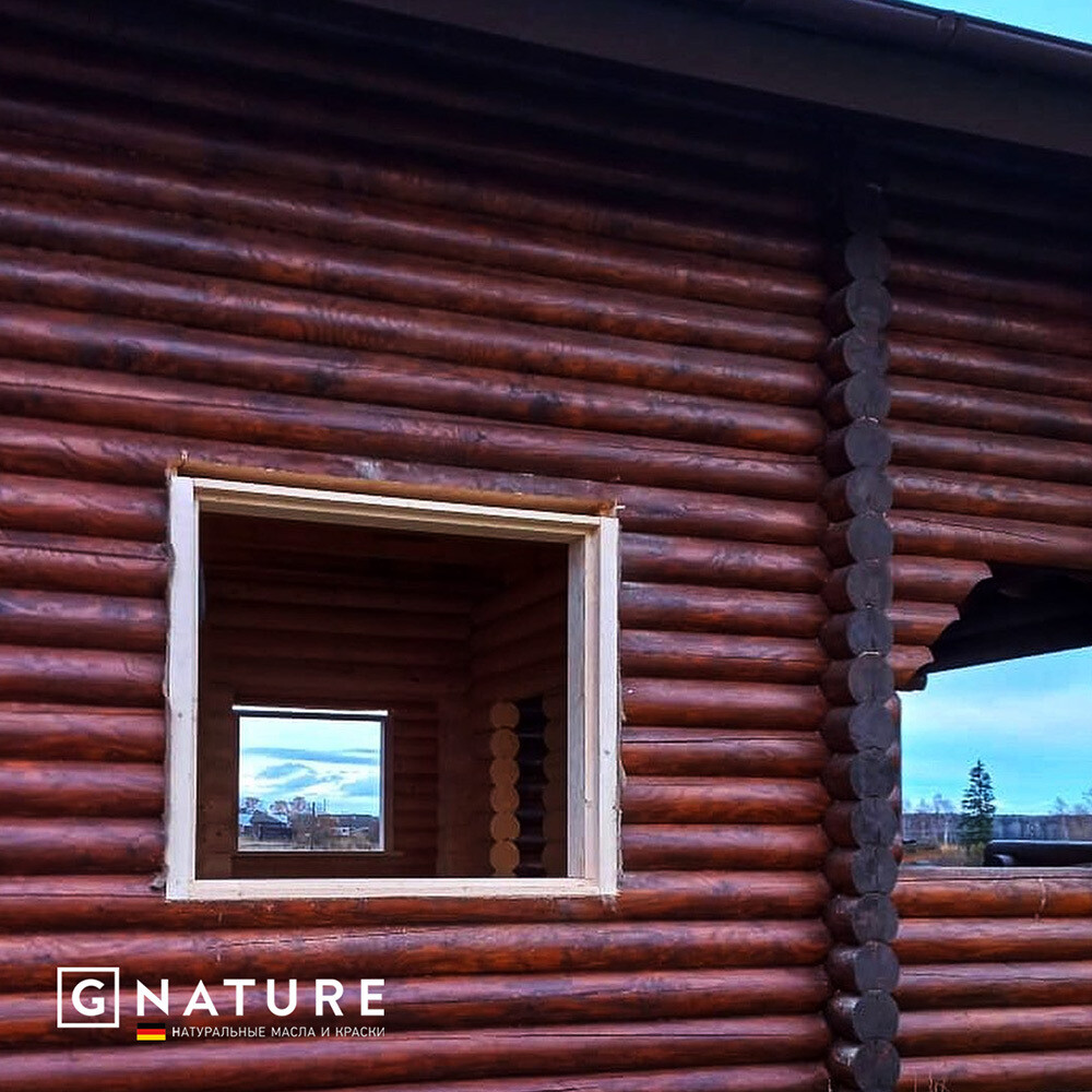 Масло-грунт GNature Schutz Grund-Öl для наружных деревянных поверхностей бесцветный 2,5 л