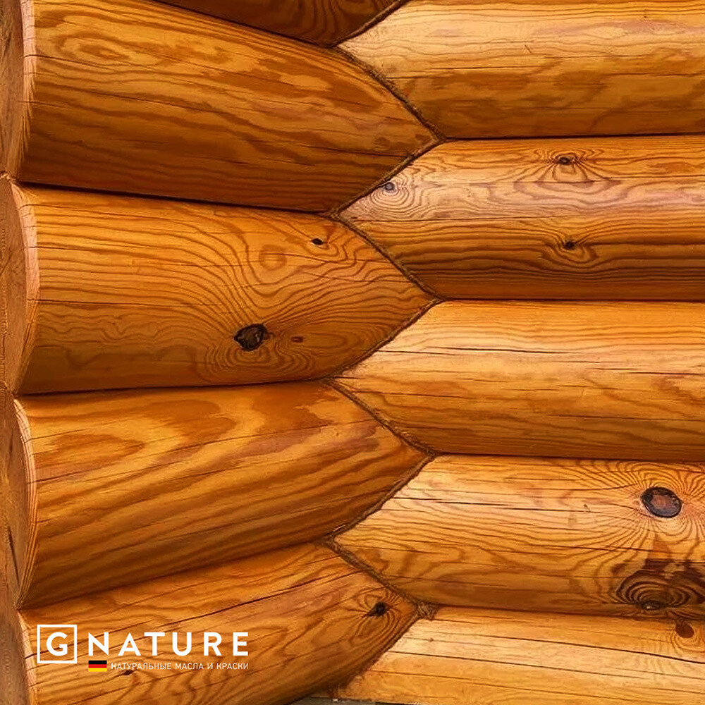 Масло-грунт GNature Schutz Grund-Öl для наружных деревянных поверхностей бесцветный 2,5 л