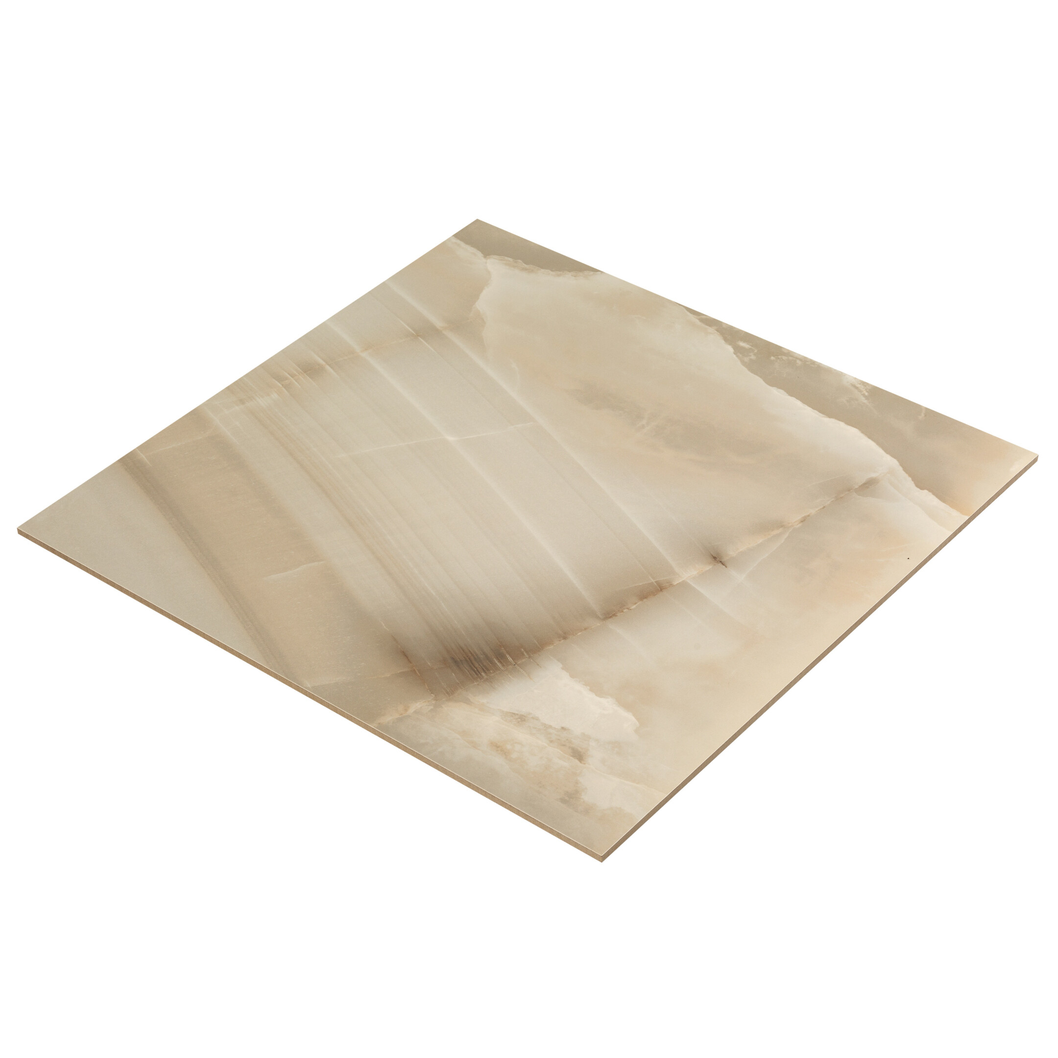 Керамогранит Laparet Onyx Smoke светло-серый полированный 600х600х9 мм (4 шт.=1,44 кв.м)