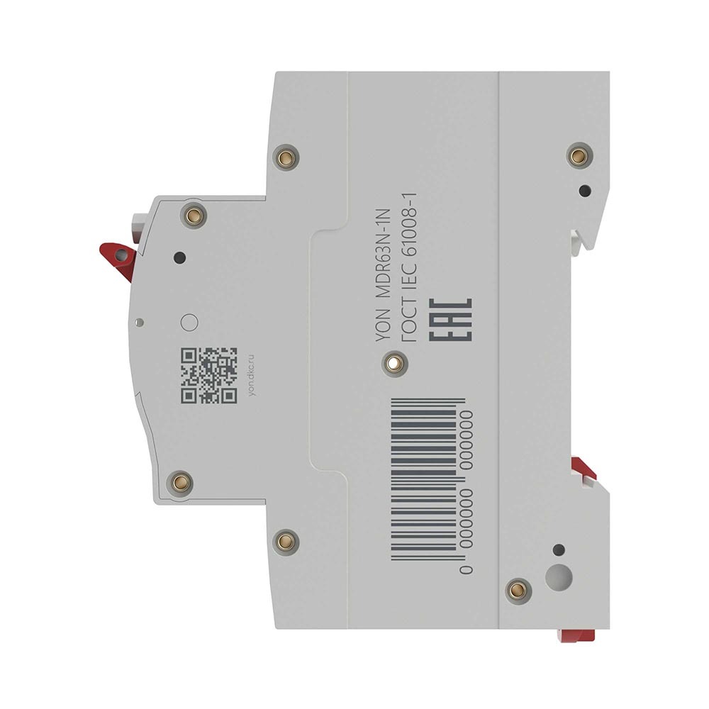 Автомат дифференциальный DKC Yon Max 6А 1P+N тип A 30 мА 6 кА (MDR63N-1N2C6-A)