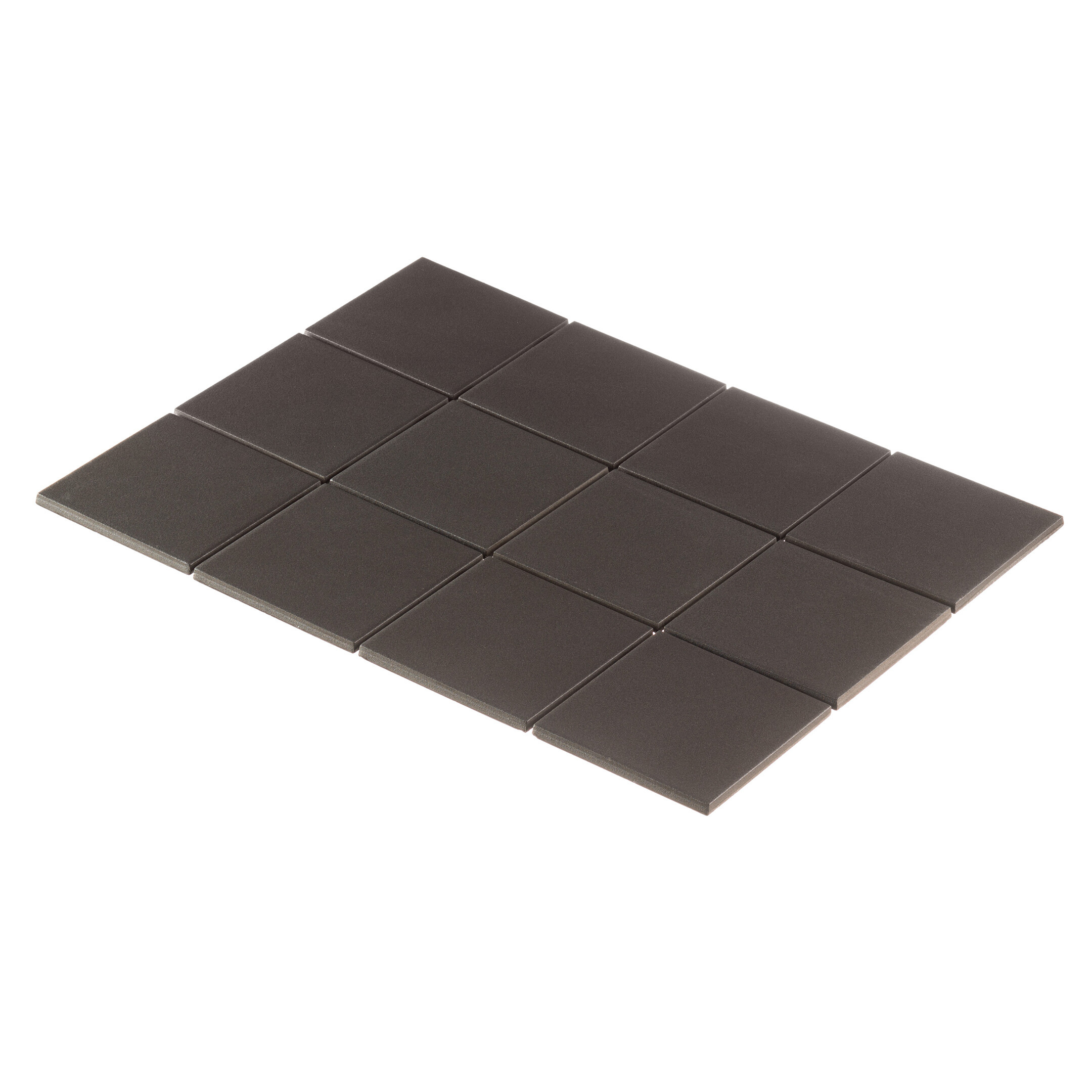 Мозаика Kerama Marazzi Агуста черная из керамогранита 400х300х7 мм квадрат (8 шт.=0,922 кв.м)