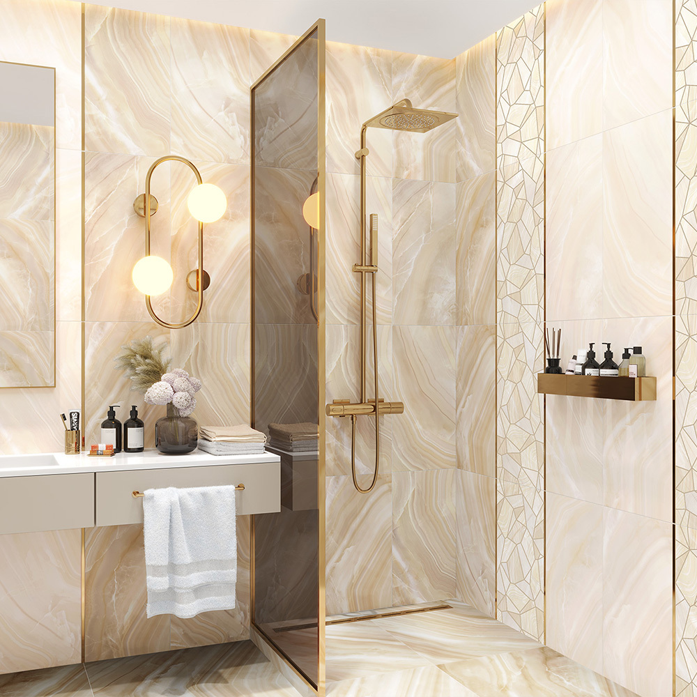 Плитка облицовочная New Trend Venice бежевая 600x300x9 мм (10 шт.=1,8 кв.м)