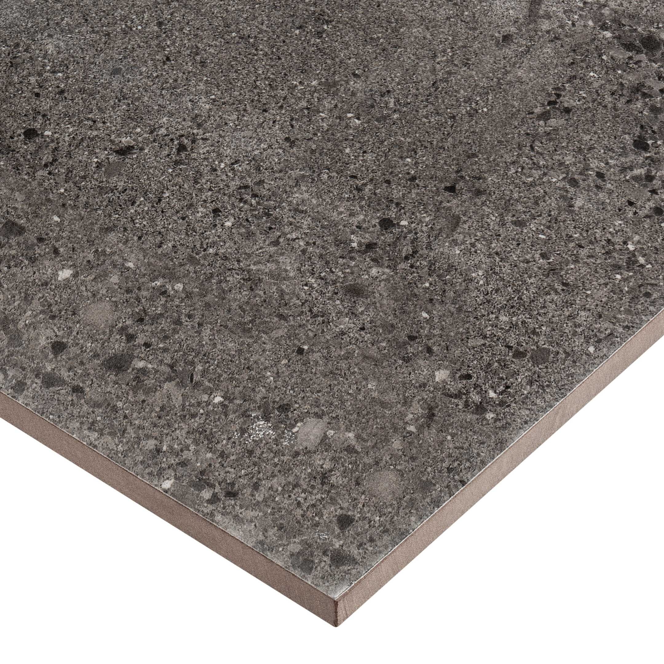 Керамогранит New Trend Romana темно-серый карвинг 600x600x9,5 мм (4 шт.=1,44 кв.м)