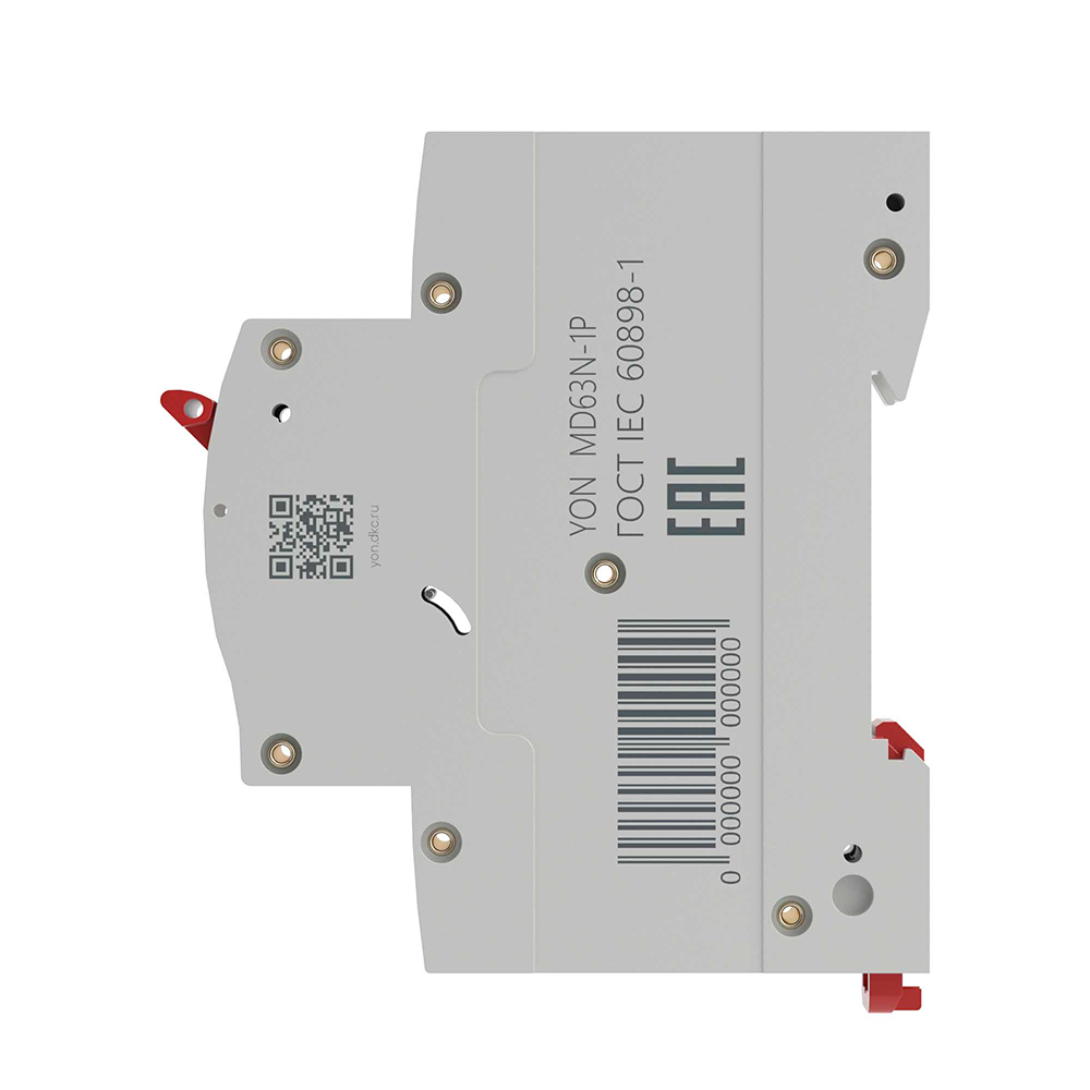 Автоматический выключатель модульный DKC Yon Max MD63N 1P 16А тип C 6 кА 230 В (MD63N-1PC16)