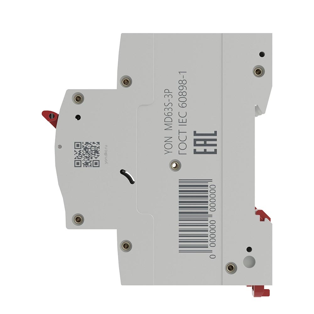 Автоматический выключатель модульный DKC Yon Max MD63S 3P 32А тип C 4,5 кА 400 В (MD63S-3PC32)