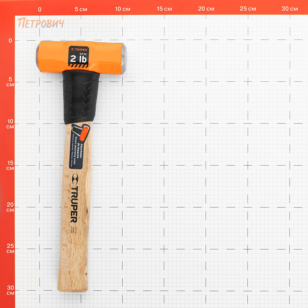 Кувалда кованая Truper 900 г деревянная ручка (16506)