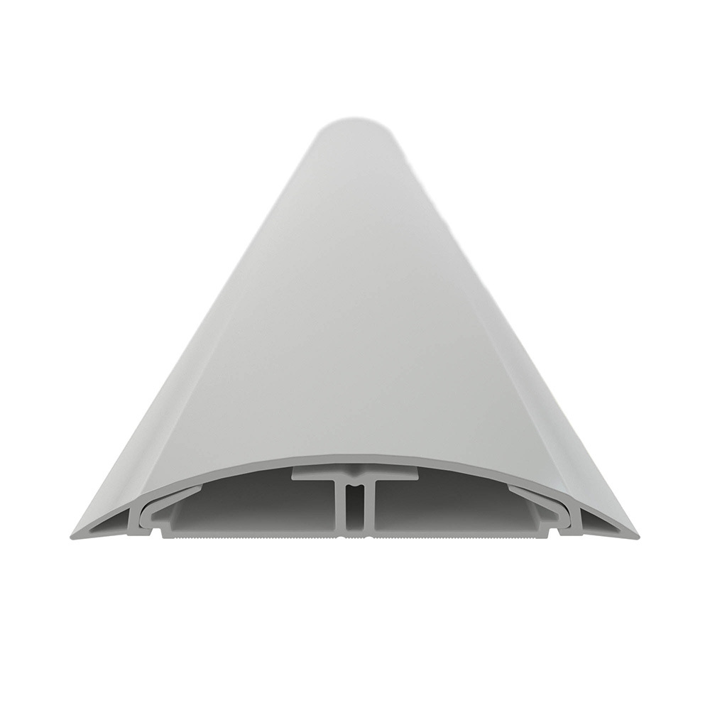 Кабель-канал напольный DKC 75х17 мм серый 2 м с перегородкой (01332DIY)