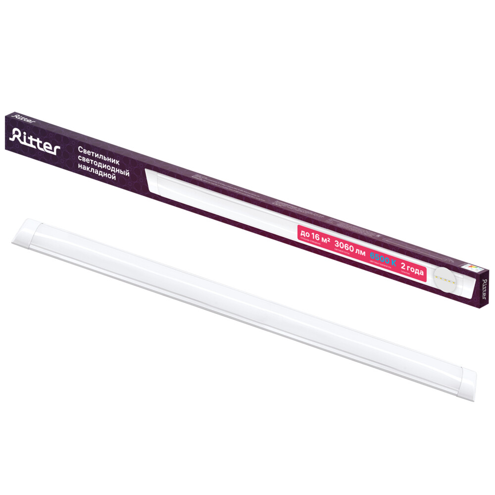 Светильник светодиодный накладной Rev Ritter СПО-36 6500К 36 Вт IP20 белый (28910 4)