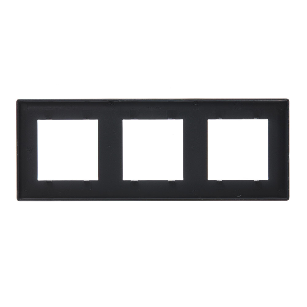 Рамка Simon 24 Harmonie трехместная графит (2400630-038)