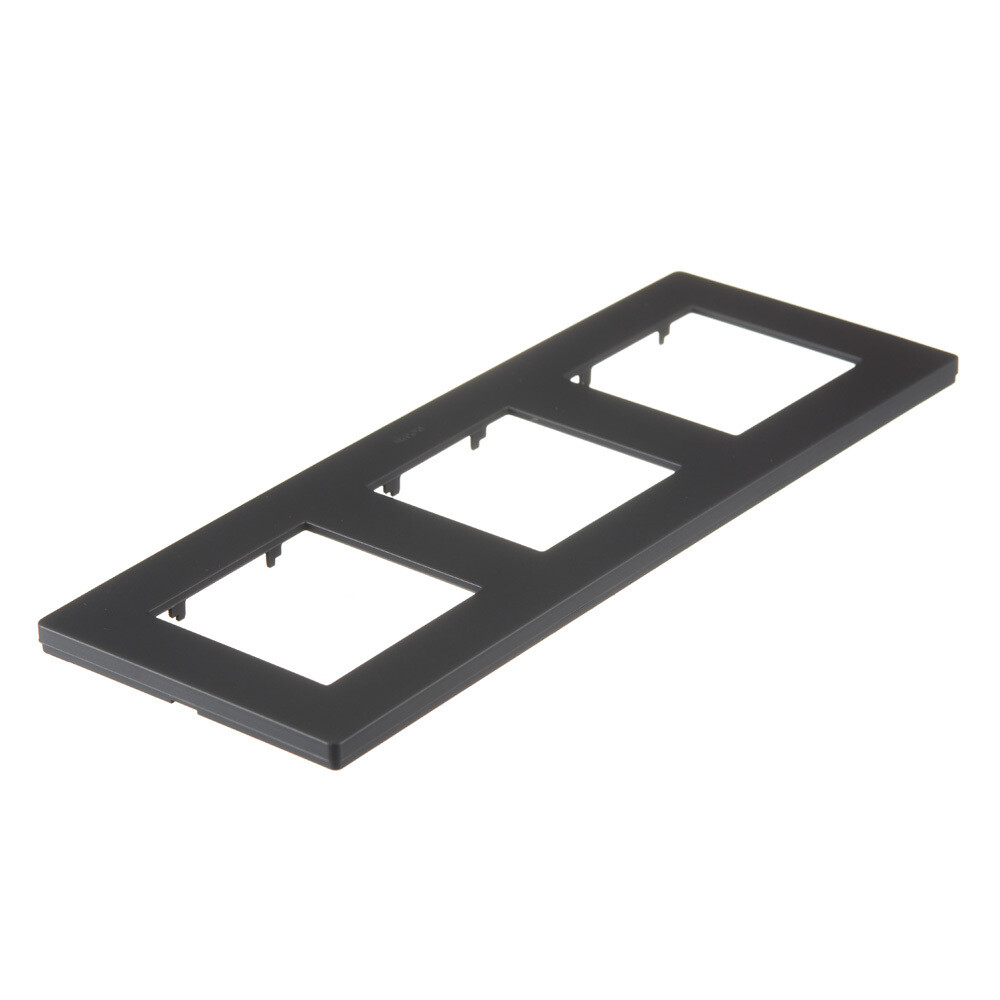 Рамка Simon 24 Harmonie трехместная графит (2400630-038)