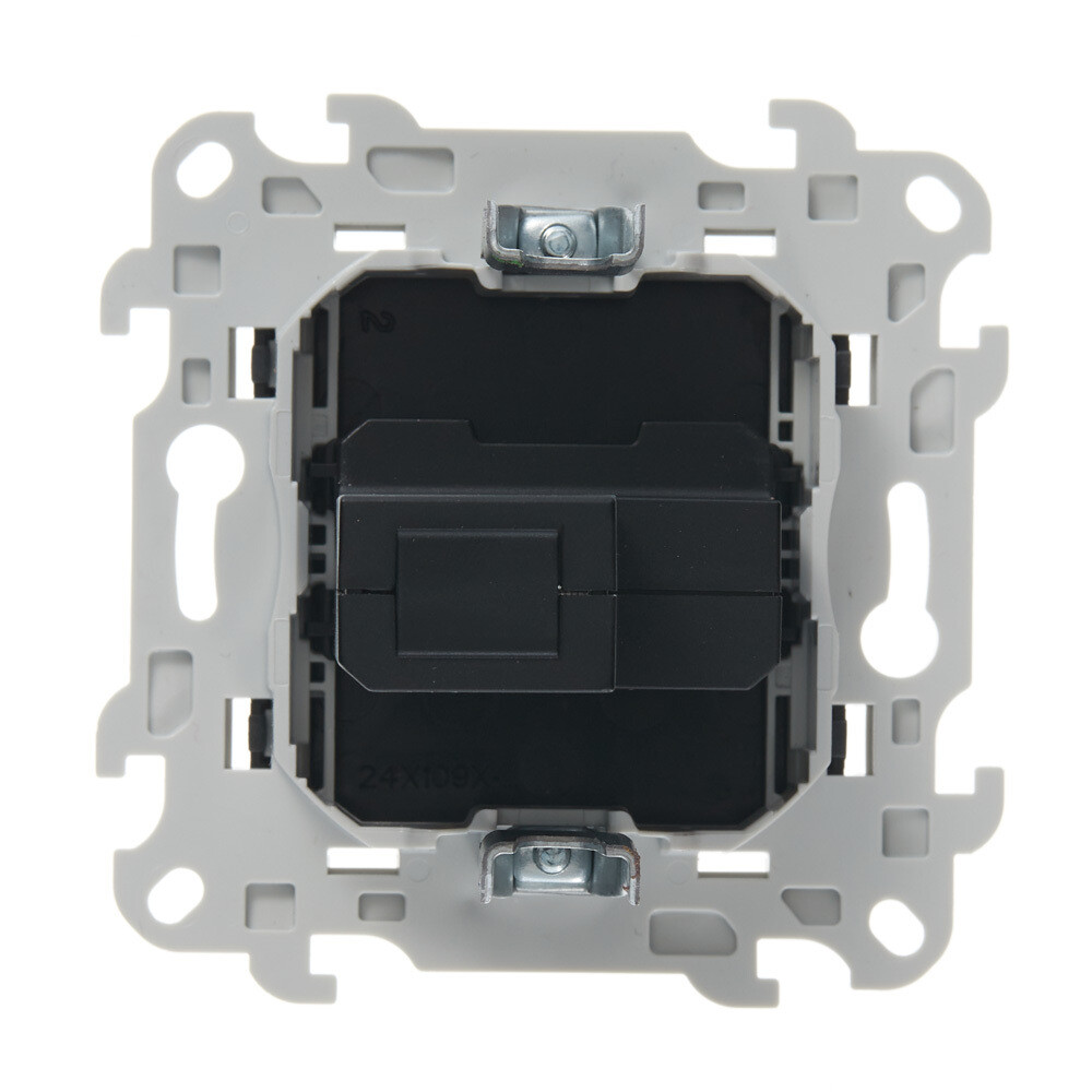 Розетка HDMI Simon 24 Harmonie встраиваемая графит (2411094-038)