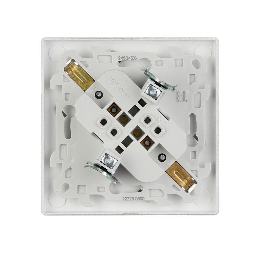 Розетка Simon 24 Harmonie встраиваемая алюминий (2450459-033)