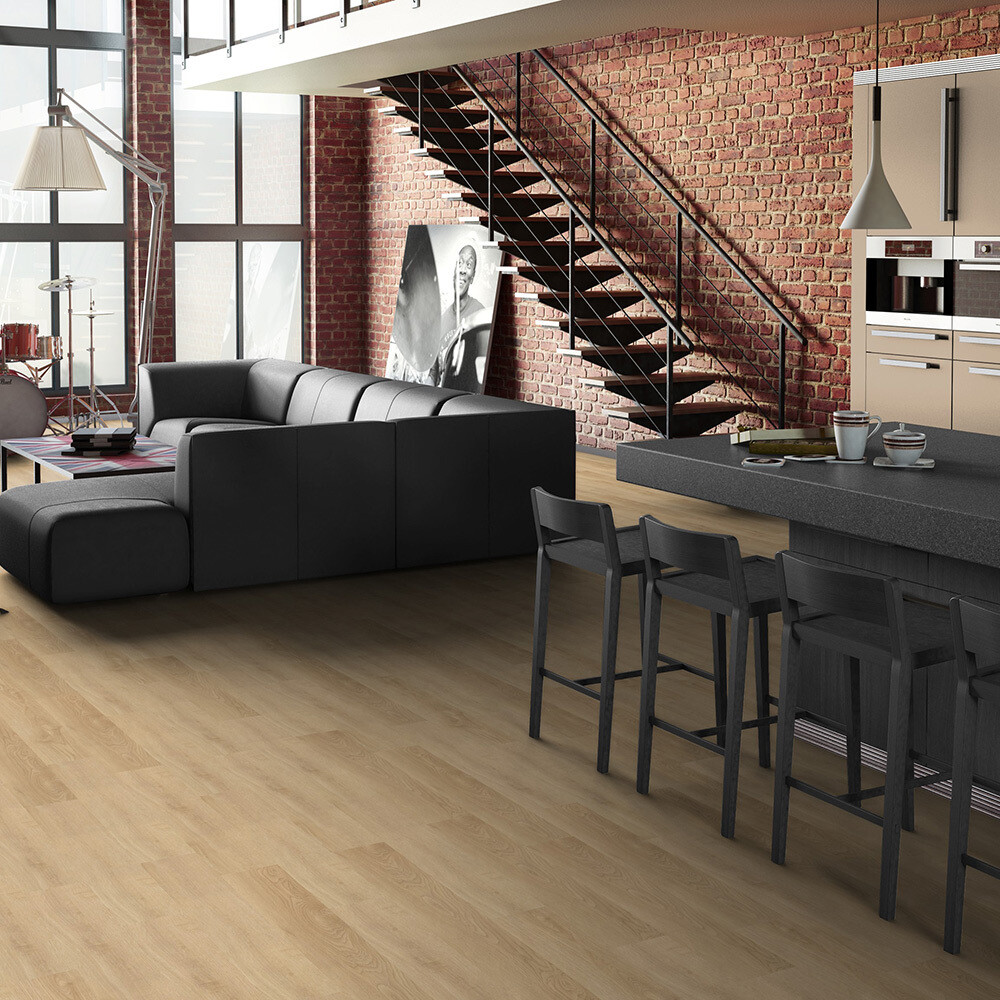 Плитка LVT Tarkett Groove otis клеевая 3,066 кв.м 1,85 мм