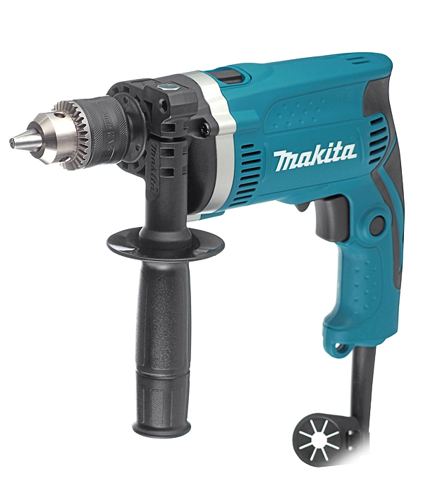 Дрель сетевая ударная Makita HP1630 710 Вт ключевой патрон