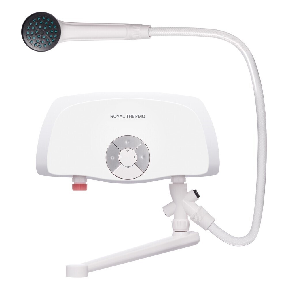 Водонагреватель проточный Royal Thermo Smartfix TS (3,5 kW) душ и кран электрический 3,5 кВт вертикальный