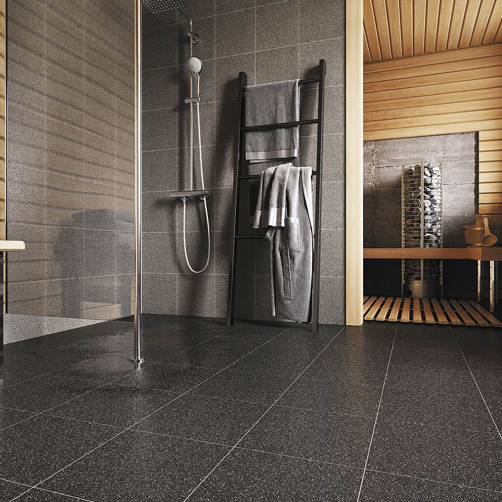 Керамогранит Mito Milton темно-серый 298х298х8 мм (13 шт.=1,154 кв.м)