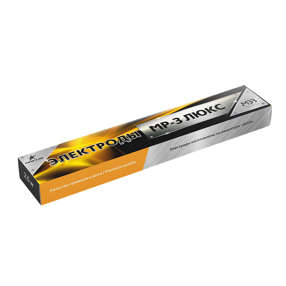 Сварочные электроды Аркус МР-3 люкс d3 мм 2,5 кг (Ц0039619/30068)