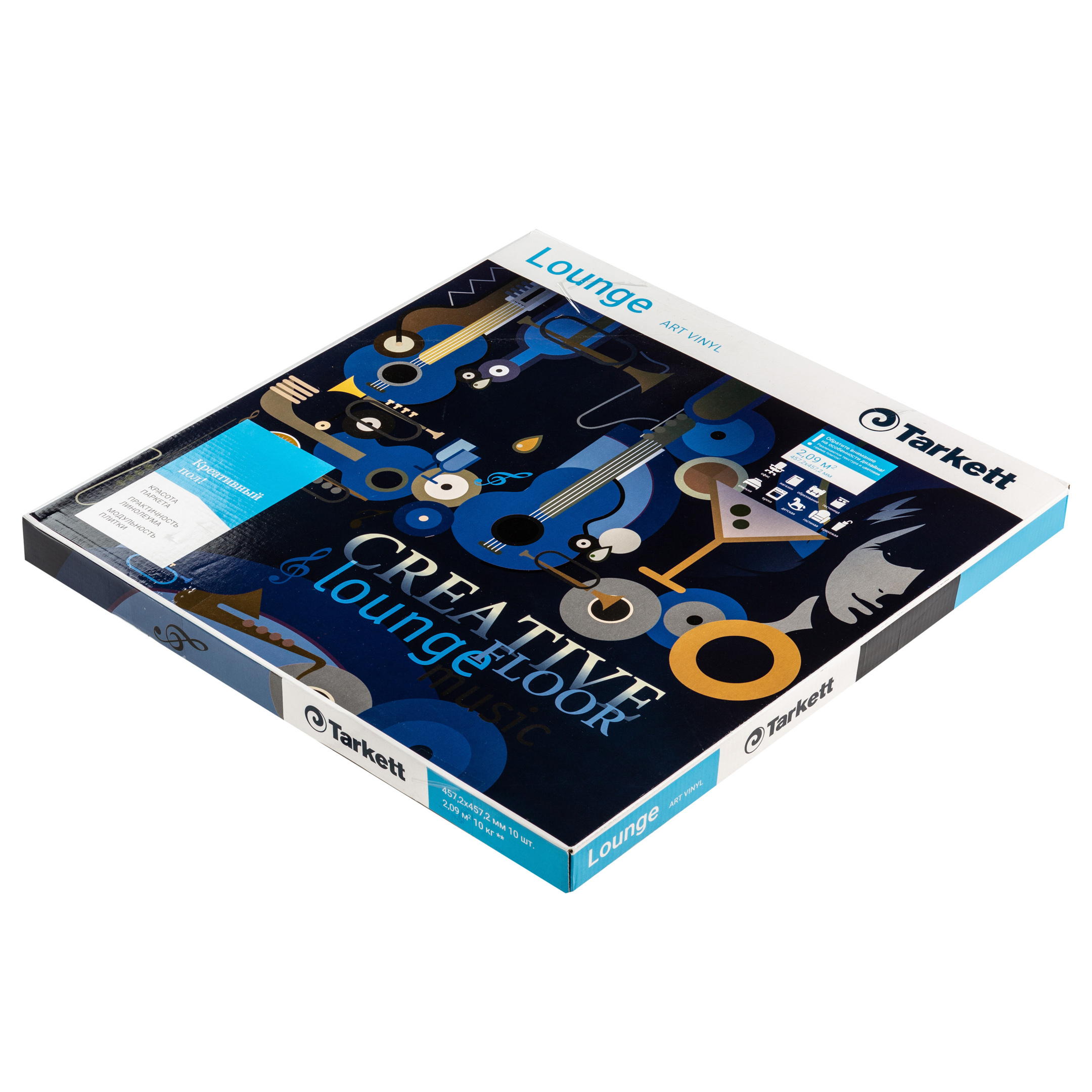 Плитка LVT Tarkett Lounge Ran DJ клеевая 2,09 кв.м 3 мм с микрофаской
