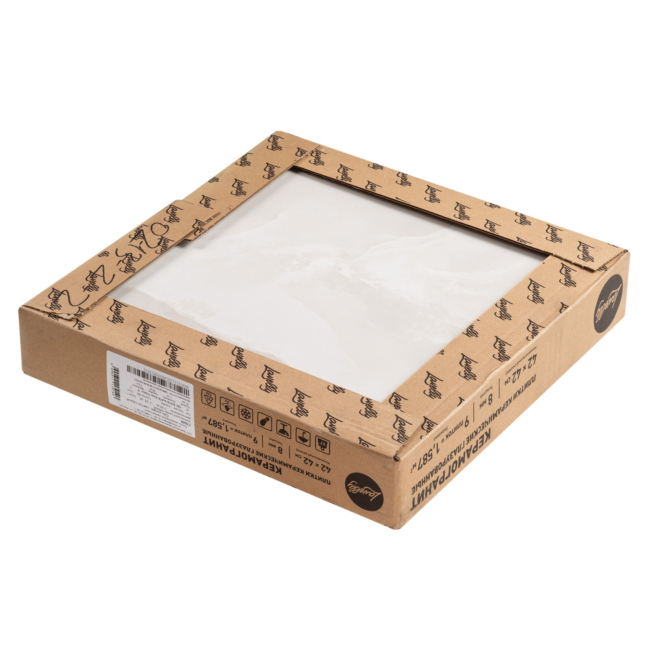 Керамогранит Lavelly City Jungle Light Onyx светло-серый 420х420х8 мм (9 шт.=1,587 кв.м)
