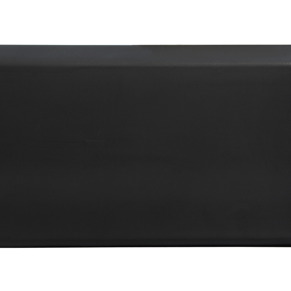 Плинтус экополимер Winart Pro Quadro 80х16х2000 мм черный матовый с монтажной планкой (90.80.001.023)