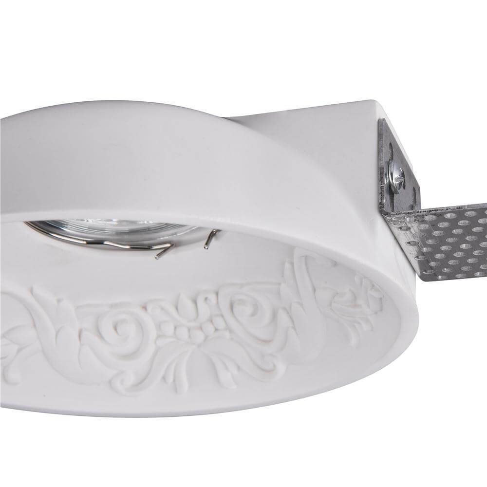 Светильник встраиваемый GU10 белый 35 Вт IP20 Maytoni Gyps Classic (DL278-1-01-W)