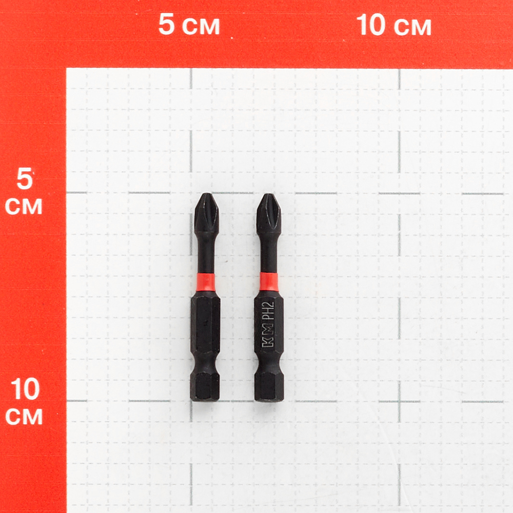 Бита КМ (882104) PH2 магнитная 50 мм ударная (2 шт.)