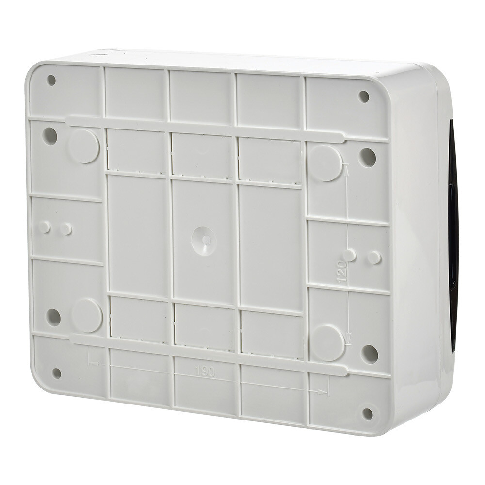 Щит распределительный навесной IEK Tekfor ЩРН-П-12 пластиковый IP41 240х102х290 мм 12 модулей прозрачная дверь