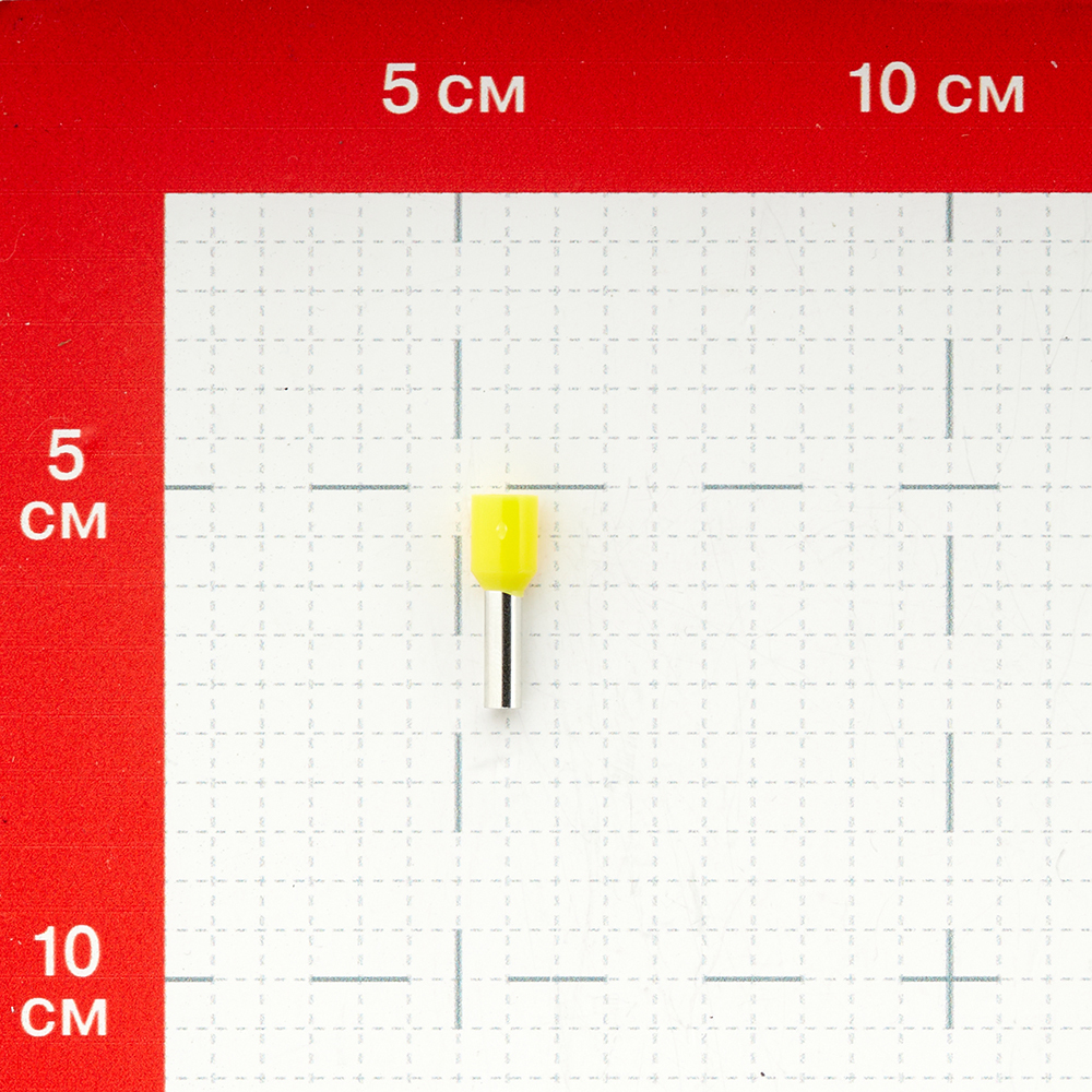 Наконечник штыревой втулочный изолированный EKF PROxima НШВИ 12 мм х 6 кв. мм (50 шт.)