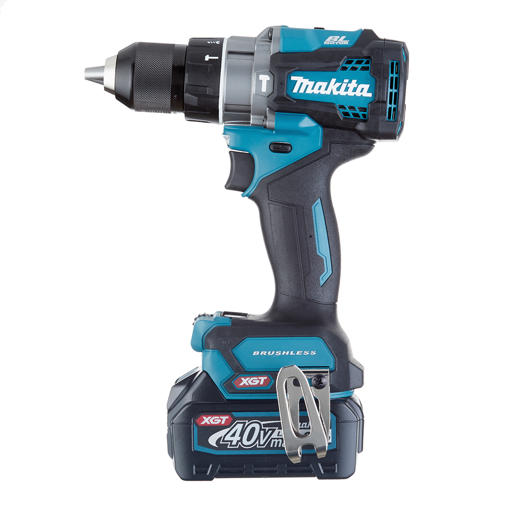 Дрель-шуруповерт аккумуляторная бесщеточная Makita XGT 40 В 2,5 Ач Li-Ion 2 АКБ и ЗУ (HP001GD201)
