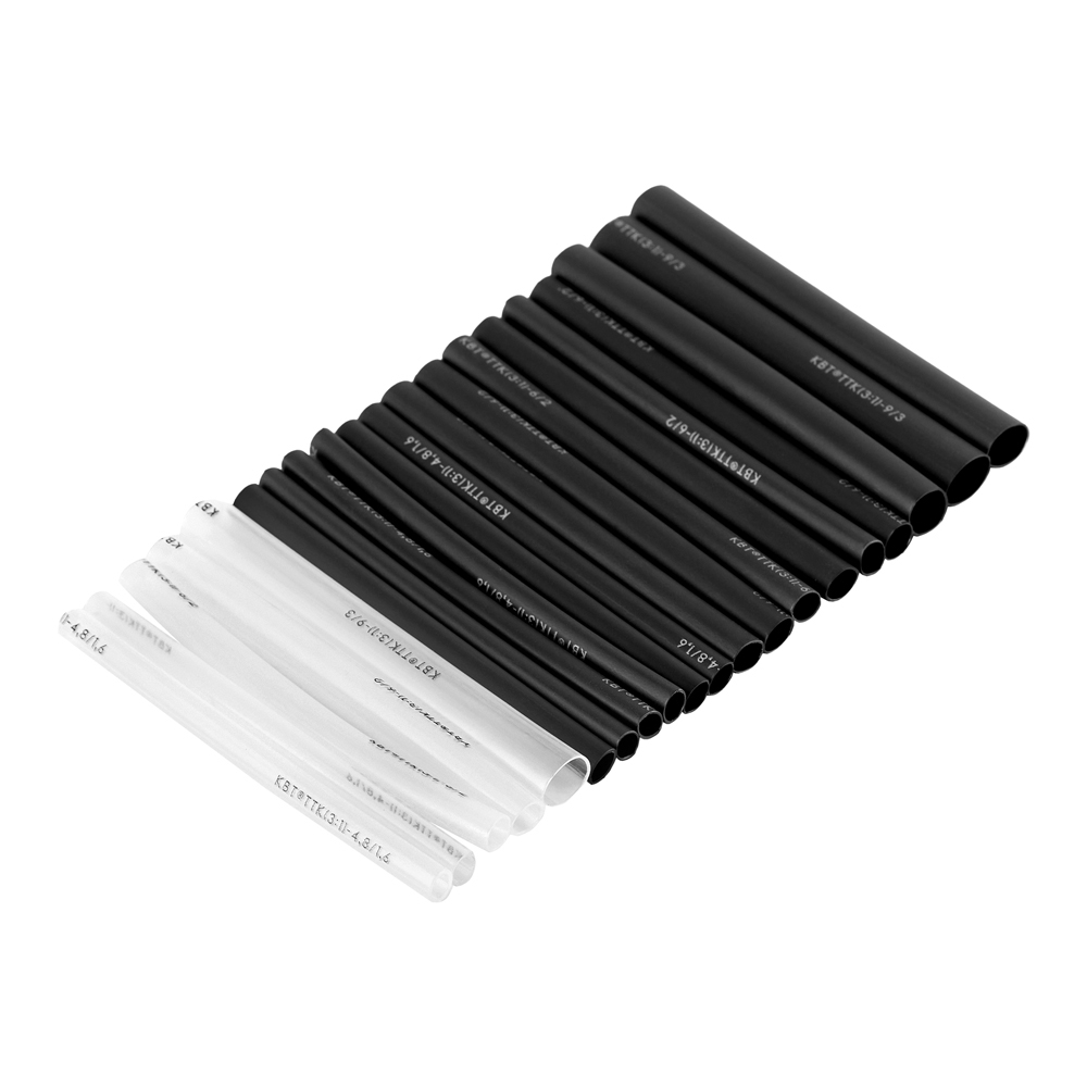 Трубка термоусадочная КВТ Гермокомплект Мульти ТТК 4,8/1,6-9/3 мм 100 мм 2 цвета (20 шт.)