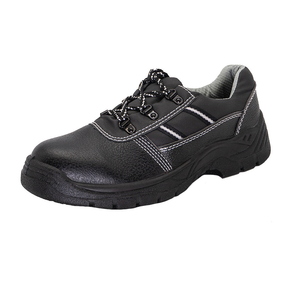 Полуботинки рабочие из искусственной кожи с защитным подноском размер 44 черные Мистраль Аскет (134502)