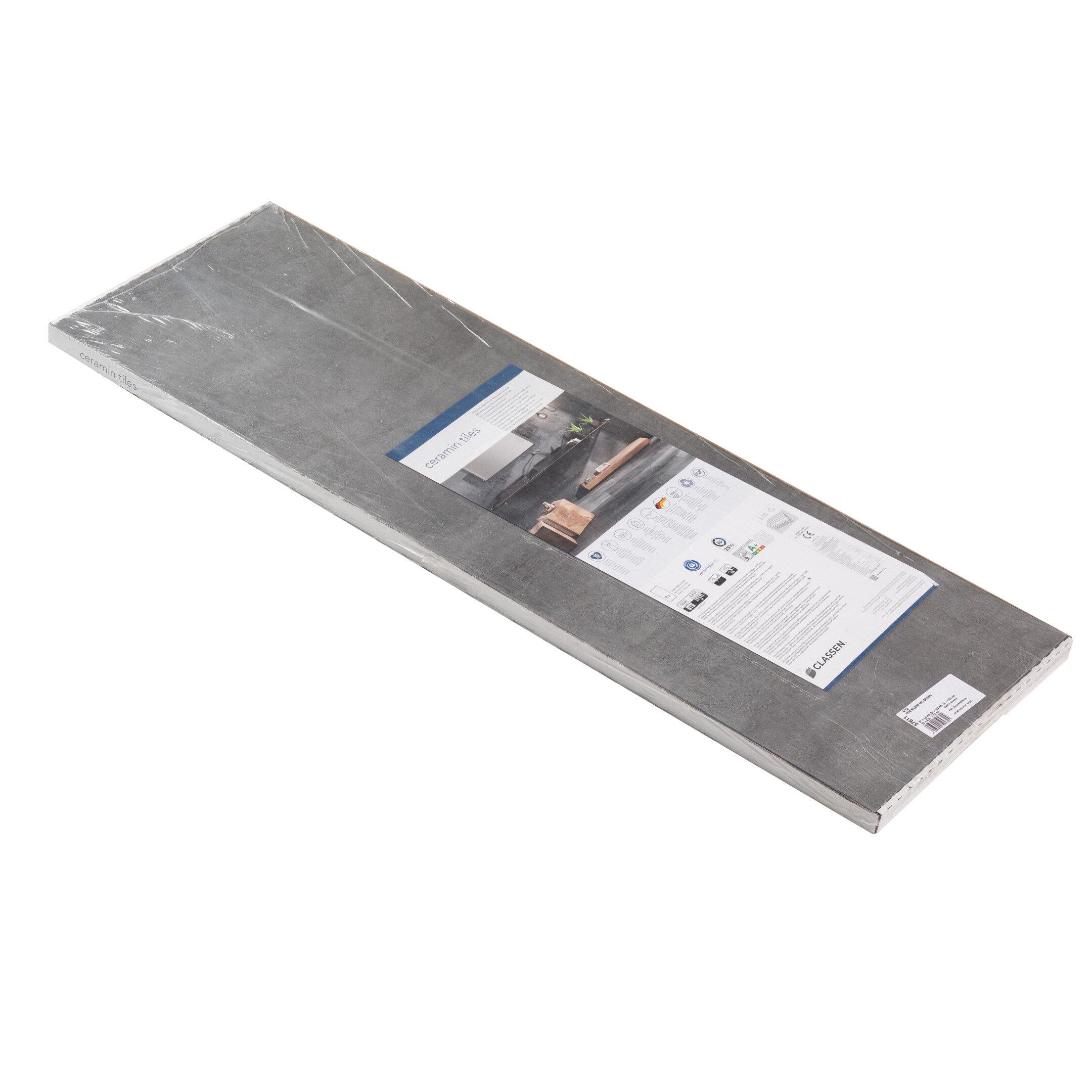 Панель кварцвиниловая 1180х392х3 мм Classen Ceramin сатин milone mid brown 3,7 кв.м (8 шт.)