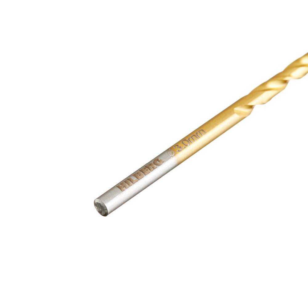 Сверло по металлу спиральное Hilberg 3х61 мм кобальтовое (2 шт.) (CO030)