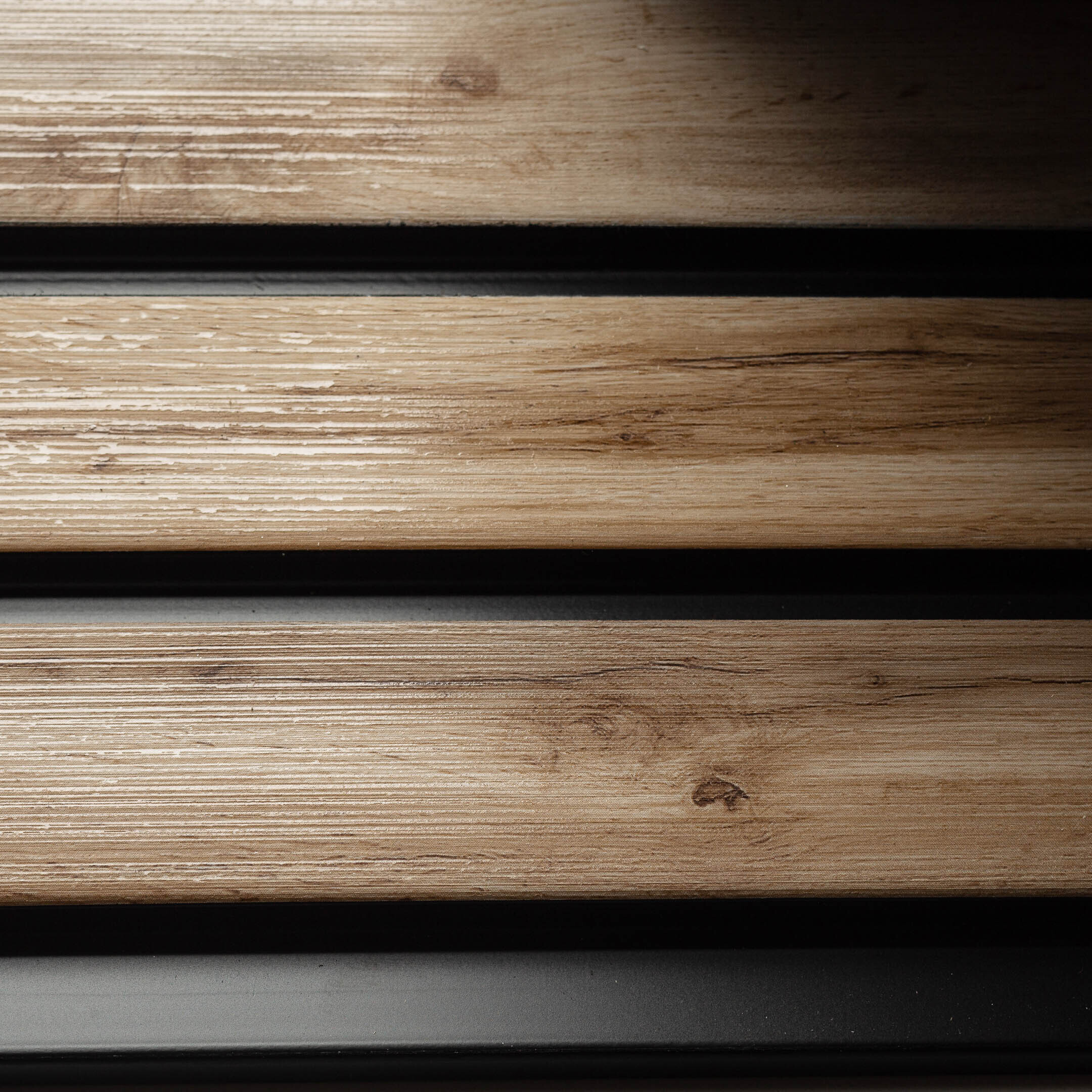 Реечная панель из экополимера 113х2800х10 мм FineBer бук золотой 0,317 кв.м