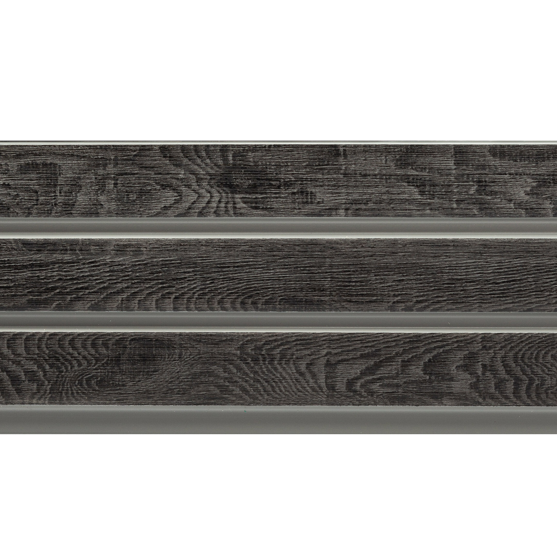 Реечная панель из экополимера 113х2800х10 мм FineBer ясень серый 0,317 кв.м