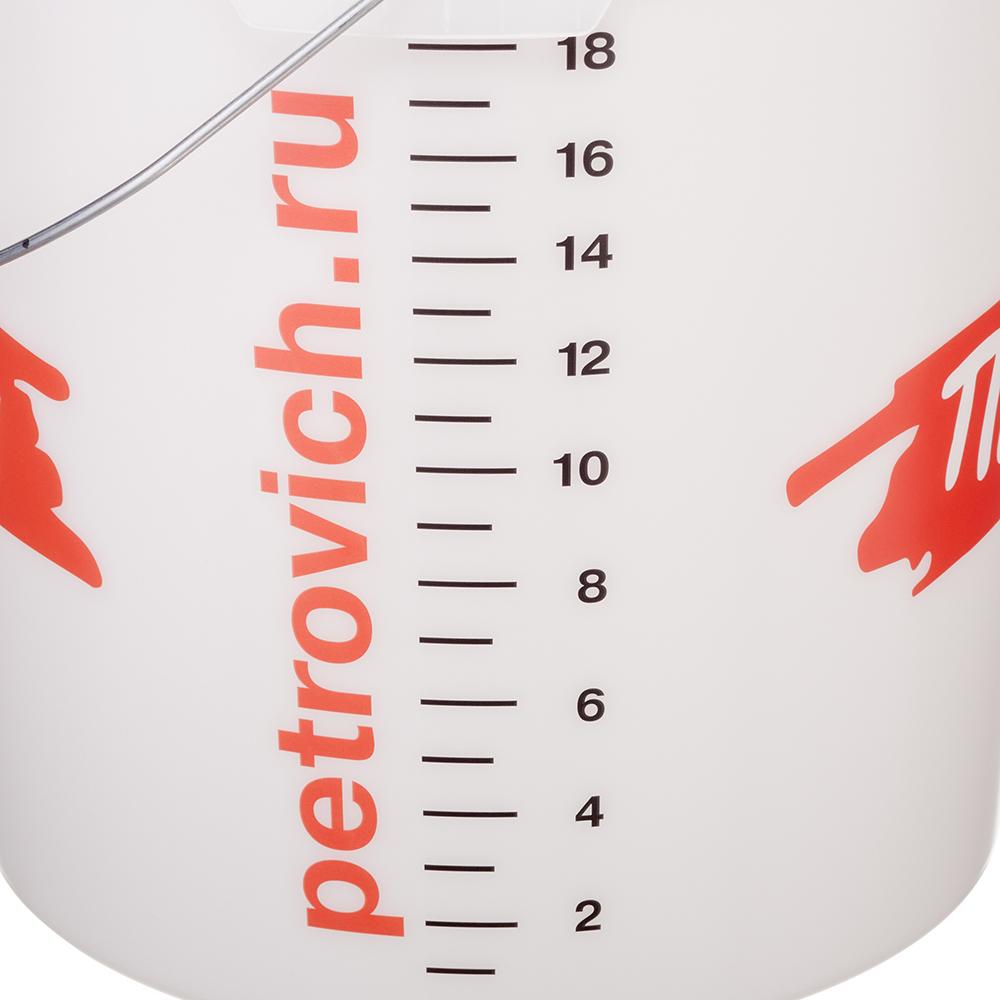 Ведро строительное полимерное Петрович без крышки 20 л