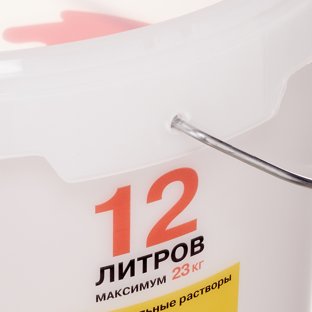 Ведро строительное полимерное Петрович без крышки 12 л