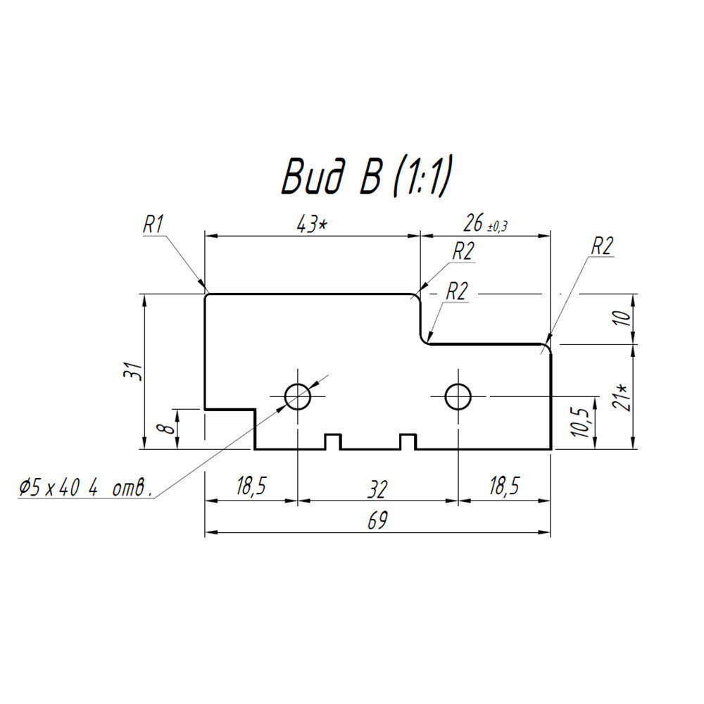 Коробка дверная 70х32х2070 мм (700 мм) финишпленка серая с петлями (2,5 шт.)