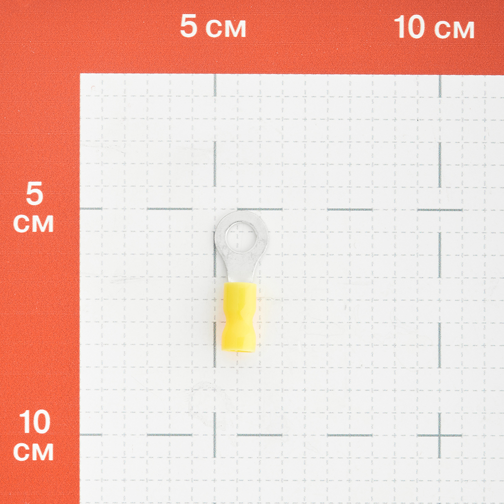 Наконечник кольцевой изолированный КВТ НКИ d6 мм 2,5-6 кв. мм (20 шт.)