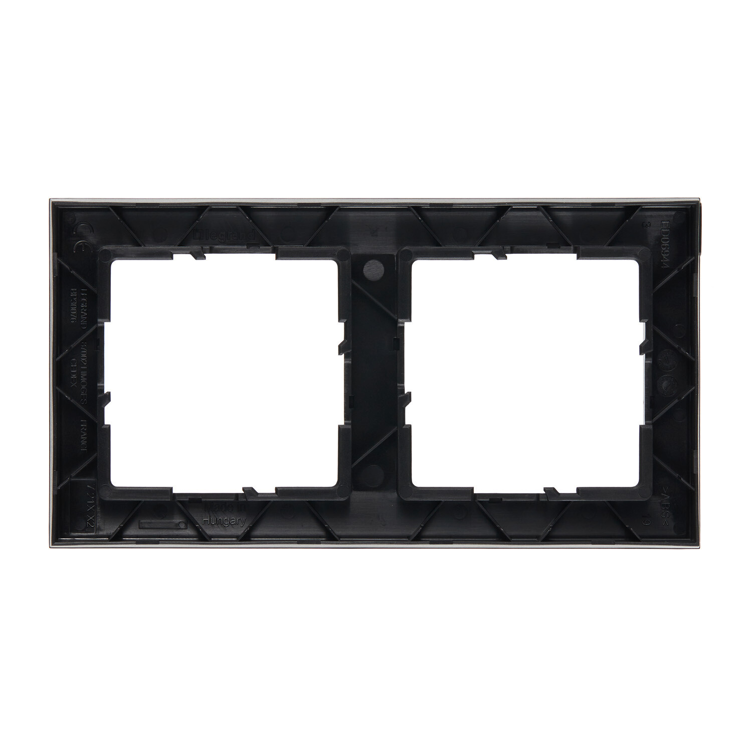 Рамка Legrand Suno двухместная антрацит (721522)