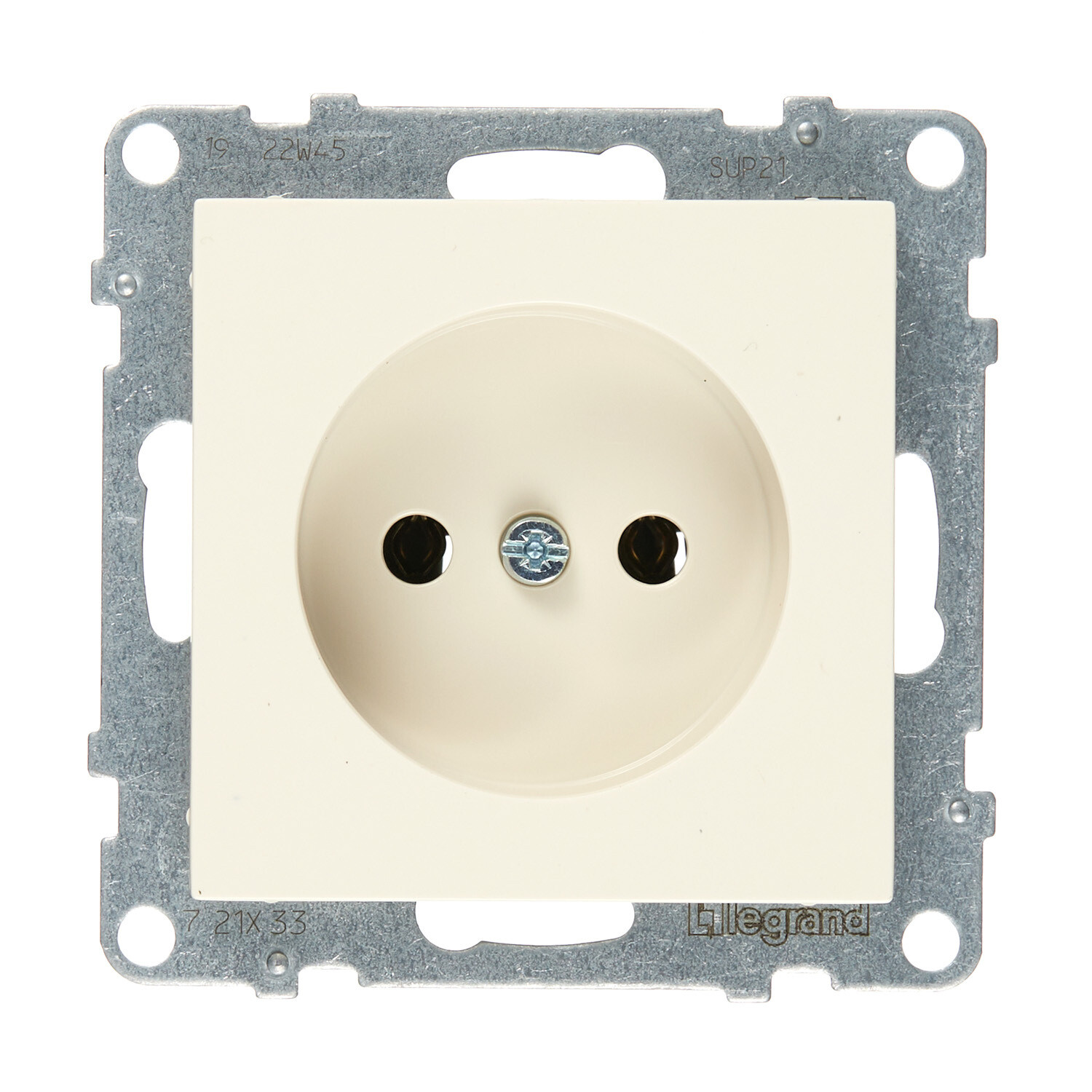 Розетка Legrand Suno встраиваемая слоновая кость (721233)