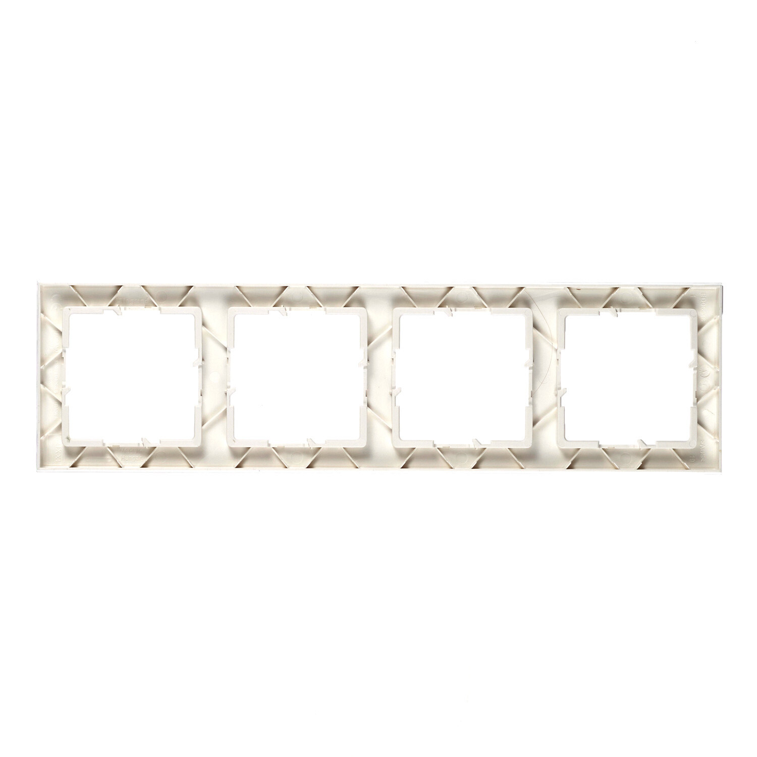 Рамка Legrand Suno четырехместная белая (721504)