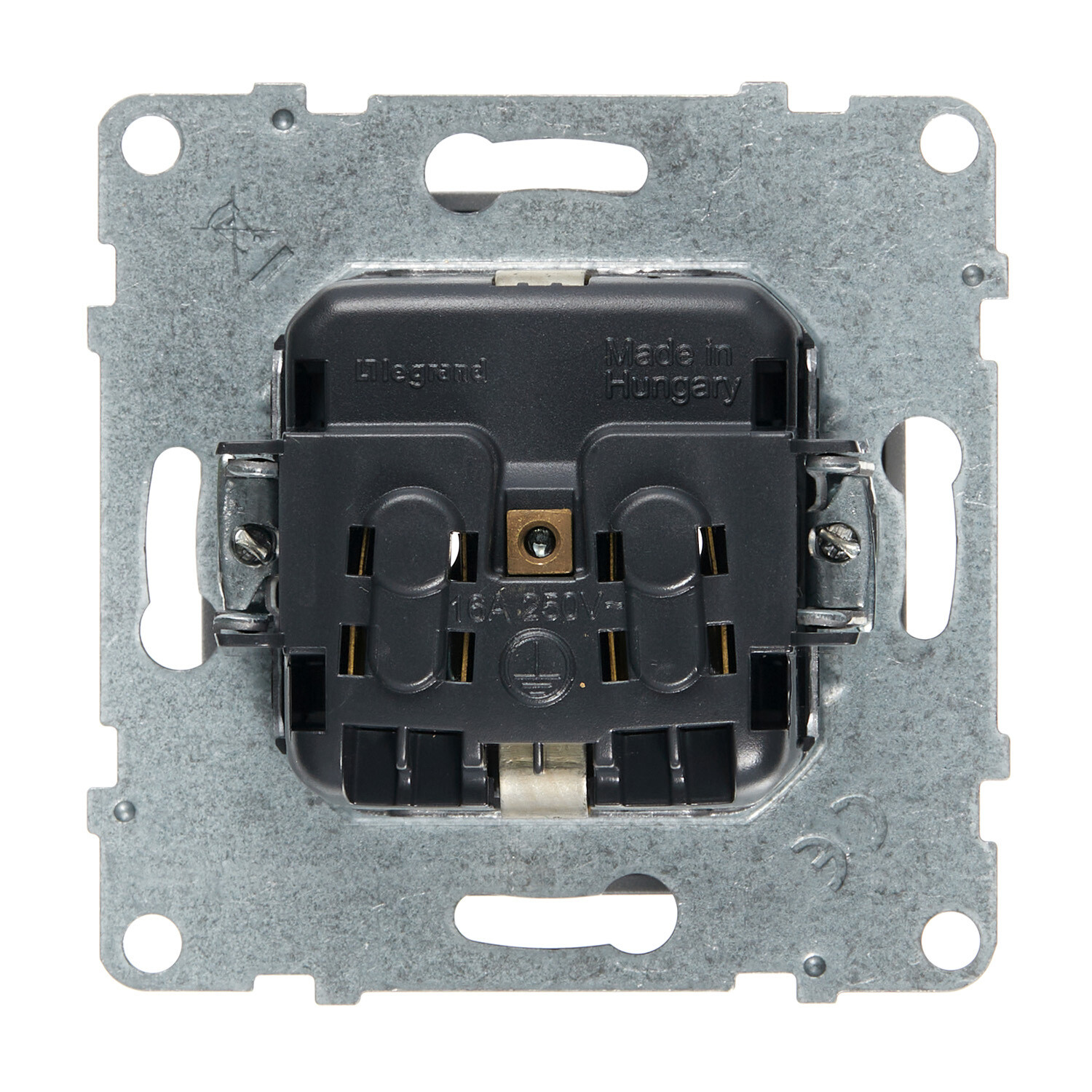 Розетка Legrand Suno встраиваемая алюминий (721325)