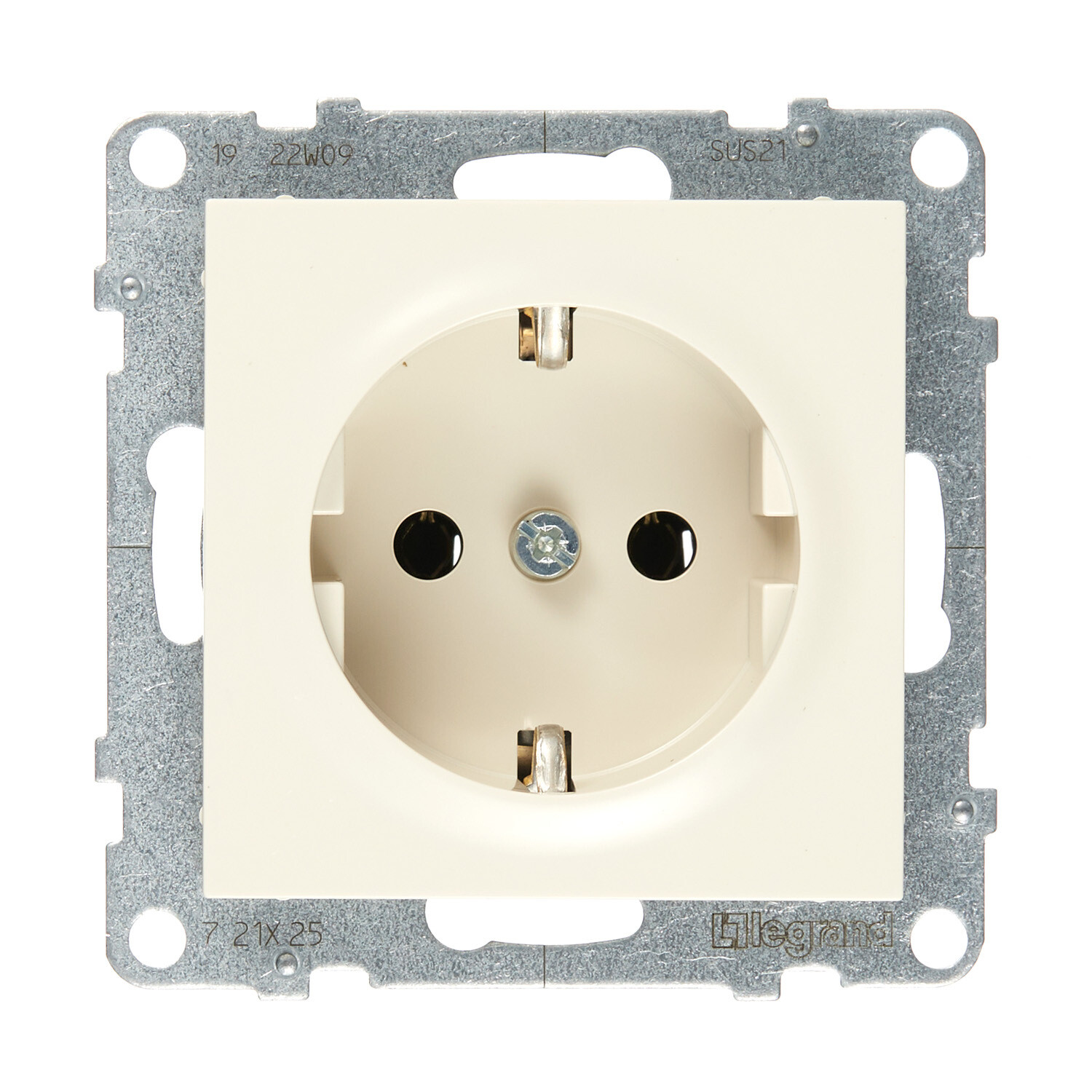 Розетка Legrand Suno встраиваемая слоновая кость (721225)