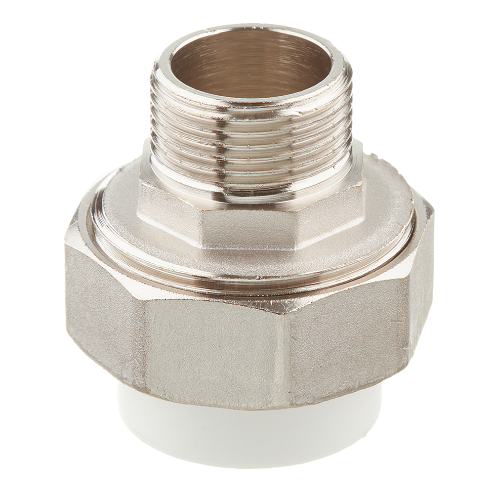 Муфта полипропиленовая Valtec разъемная (американка) 25 мм х 3/4 НР(ш) (VTp.761.0.02505)