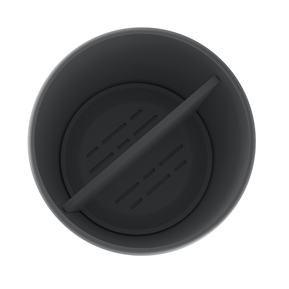 Стакан для ванной Ambient Flux настольный двойной пластик черный графит (AFX037ABSBGR)