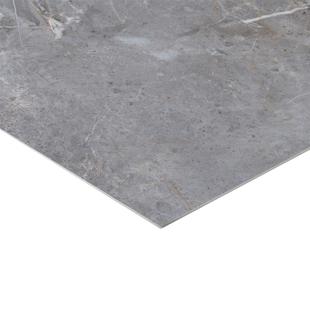 Панель самоклеящаяся ПВХ 600х300х2 мм Grace Нова София серый мрамор 1,08 кв.м (6 шт.)