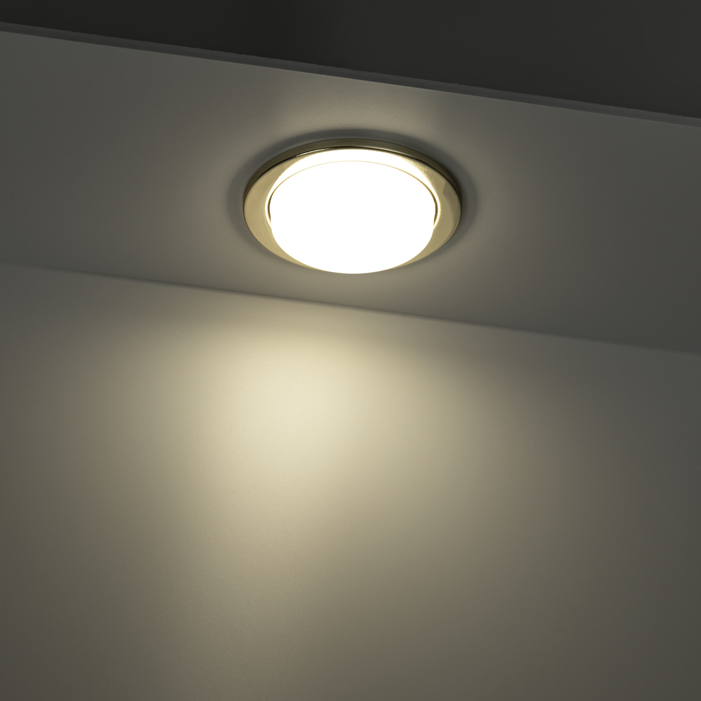 Светильник встраиваемый GX53 золото 40 Вт IP20 Rev (28950 0)