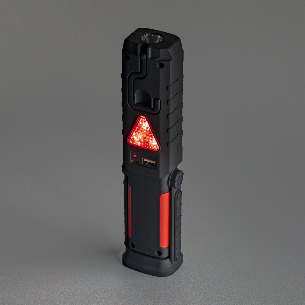 Фонарь ручной Rev (29055 1) светодиодный 4 LED 5 Вт аккумуляторный Li-Ion 2000 мАч пластик с магнитом