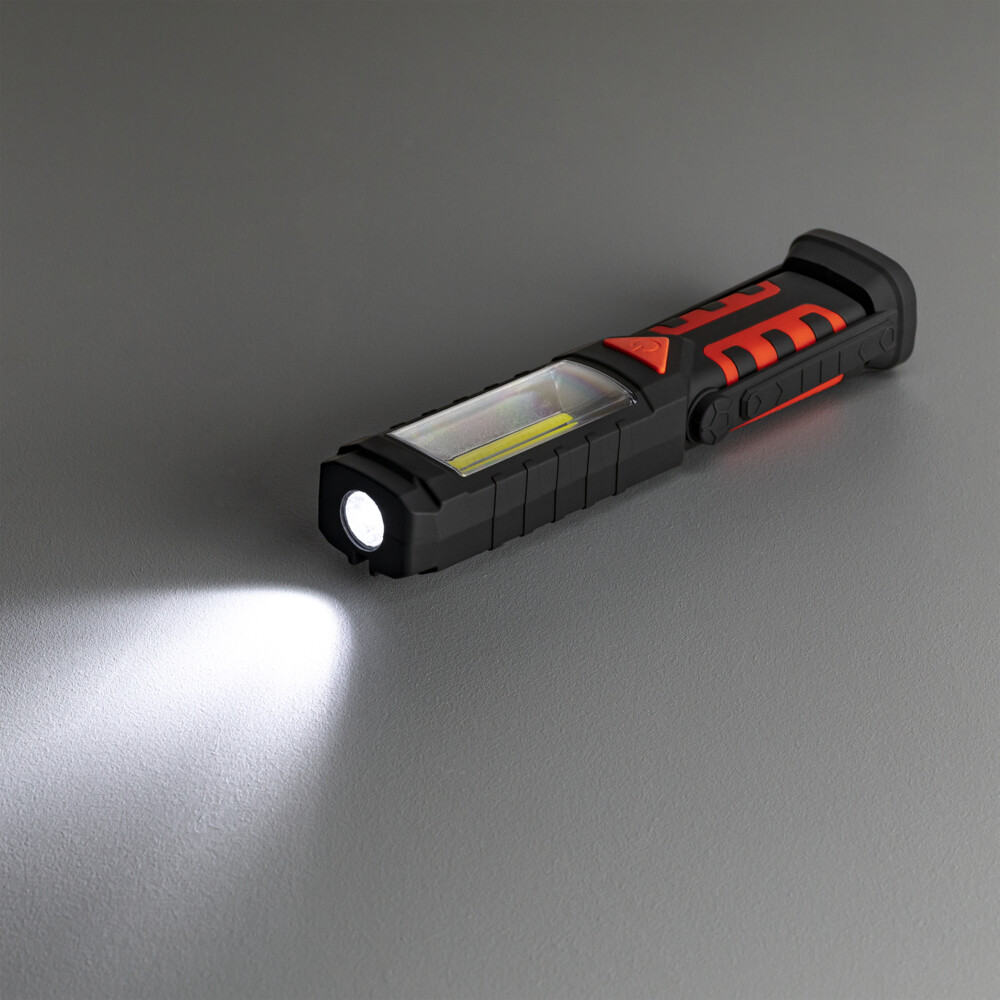 Фонарь ручной Rev (29055 1) светодиодный 4 LED 5 Вт аккумуляторный Li-Ion 2000 мАч пластик с магнитом